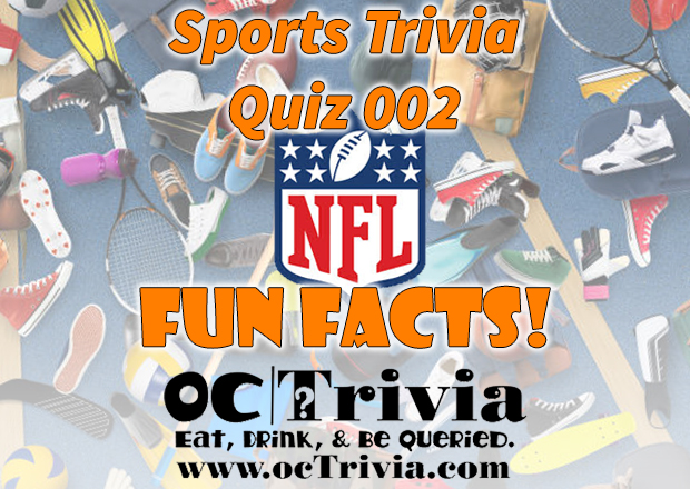 Sports Trivia Quiz 002 - NFL Trivia Quiz Fun Facts 