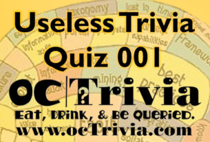 Useless Knowledge Trivia Quiz 004 Octrivia Com