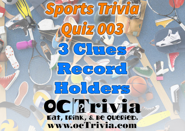 Sports Trivia Quiz 003 3 Clues Record Holders Octrivia Com